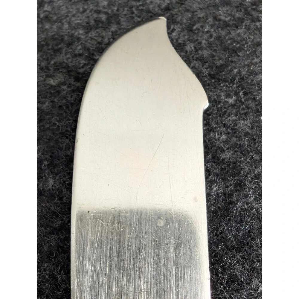 Durgin Gorham Fairfax Sterling Silver Butter Spreader Monogram HML 1910 6.75 In